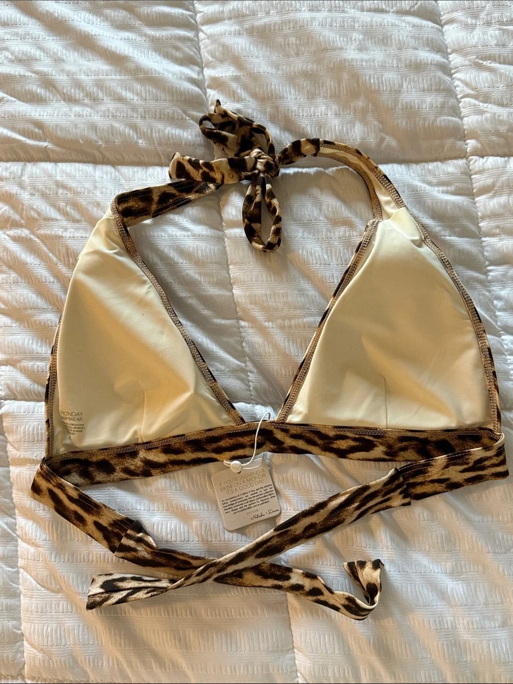 Monday Swimwear Somerset Top in Leopard